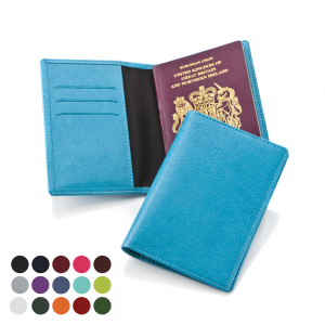 Promotrendz product Passport Wallet in a choice of Belluno Colours