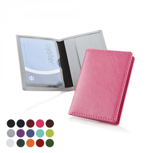 Promotrendz product Oyster Travel Card case in a choice of Belluno Colours