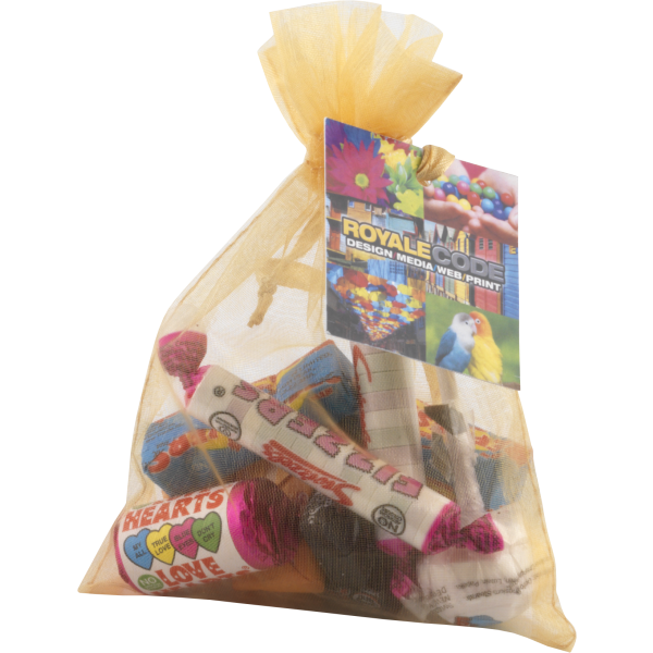 Organza Bag (Large) with Retro Sweets