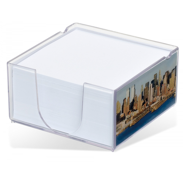 Acrylo Memo Block with Paper Refill - Medium