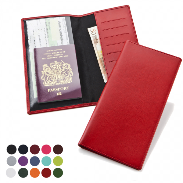 Travel Wallet in a choice of Belluno Colours
