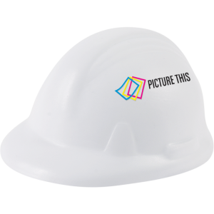 Promotrendz product Stress Ball - Hard Hat Shape