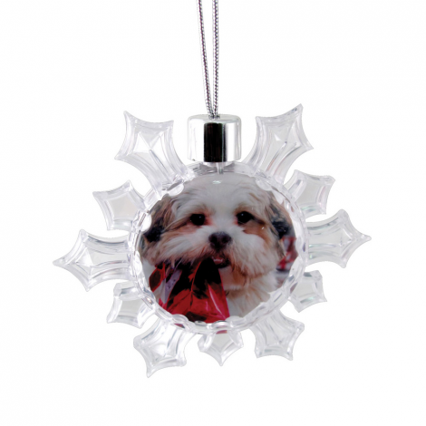 Snowflake Ornament - Clear