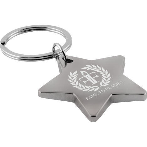 Star Shaped Keyring