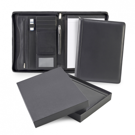 Sandringham Nappa Leather Deluxe Zipped A4 Conference Pad Holder