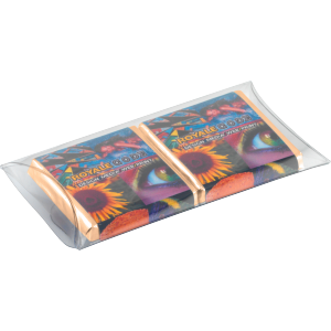 Promotrendz product Pillow Pack with 2 Neapolitan Chocolates