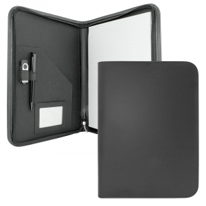 Promotrendz product Clapham PU A4  Zipped Conference Folder